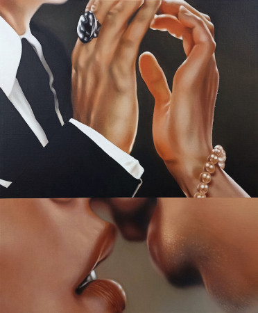 We'll Burn The Stars - acrylic on canvas - cm 120x100 - 2025